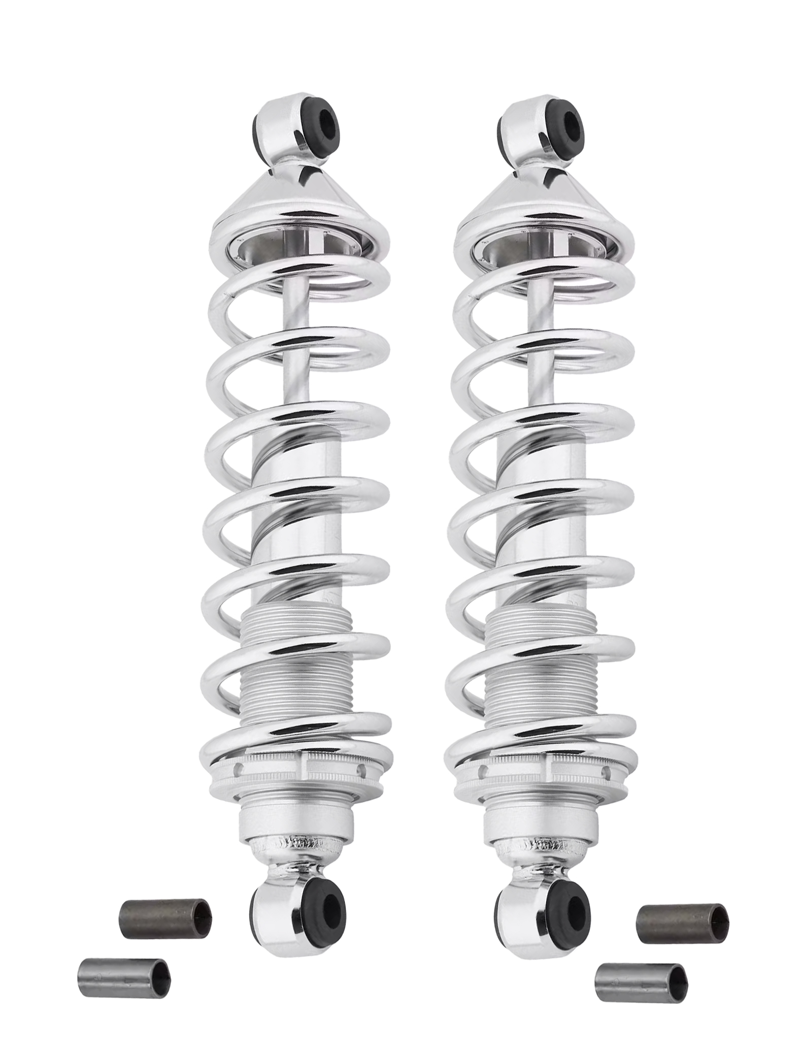 Accelerator Series Chrome Coil-over Shock with 125# Spring