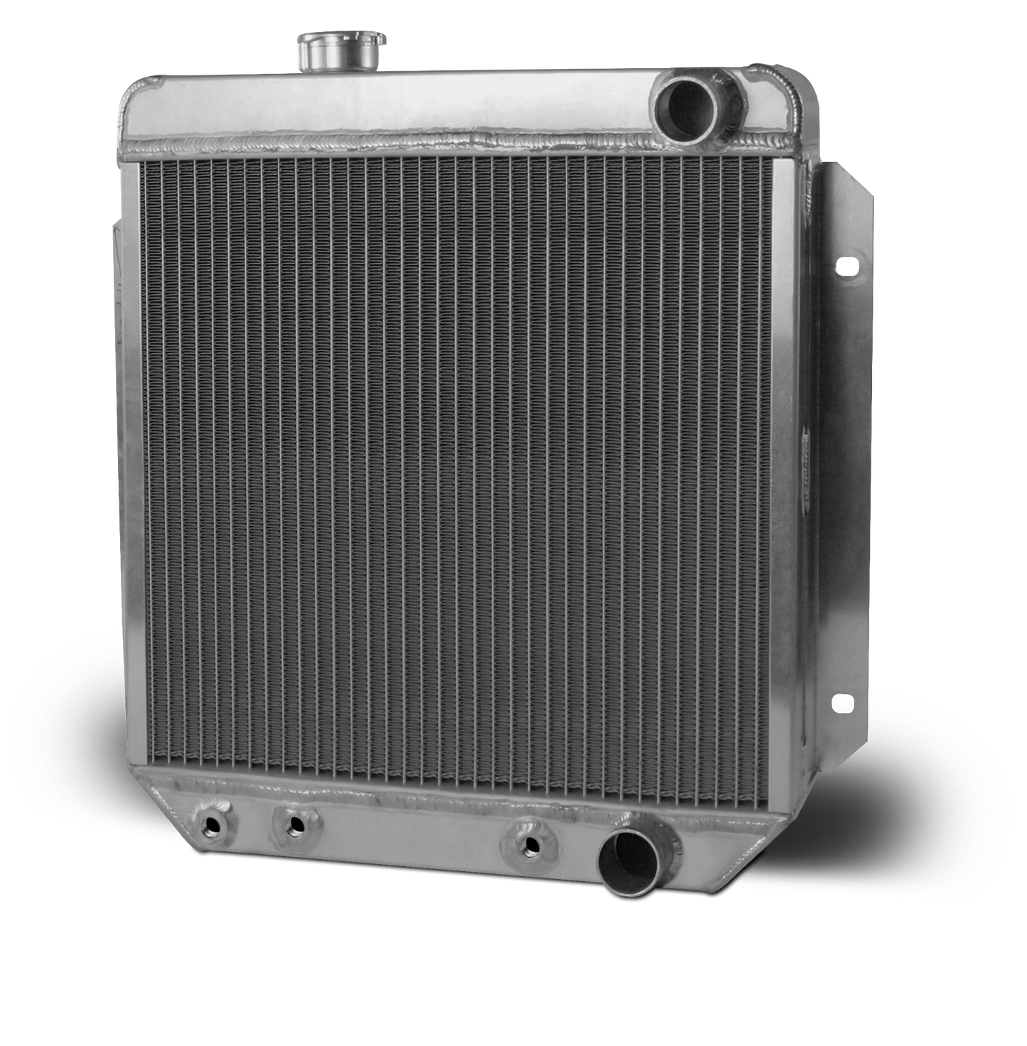1964.5-66 Mustang Aluminum Radiator and Shroud - Passenger Side