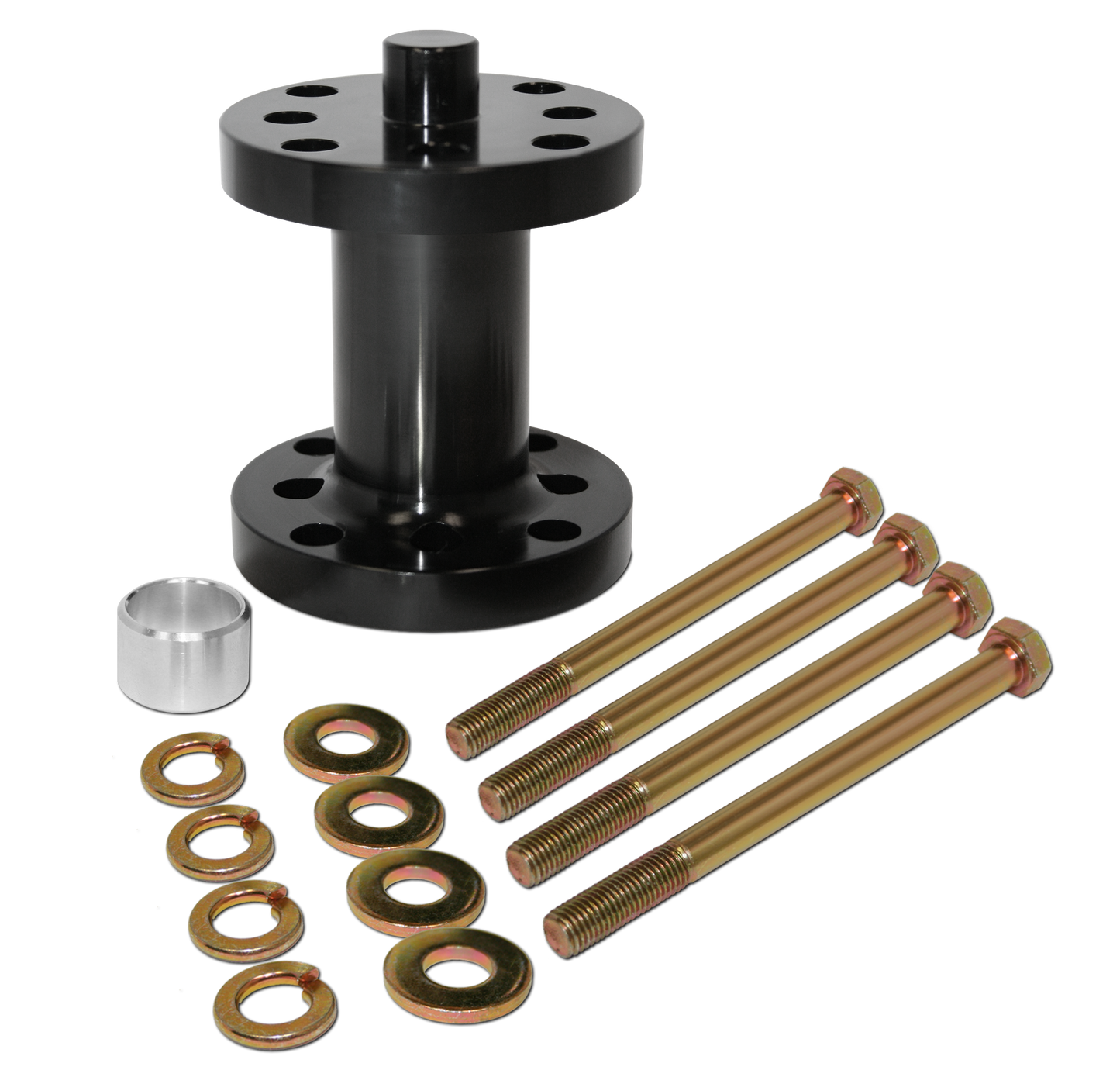 Aluminum Fan Spacer Kit 3 Inch Fits 5/8 Or 3/4 Drive Comes With Bolts, Bushings, & Washers