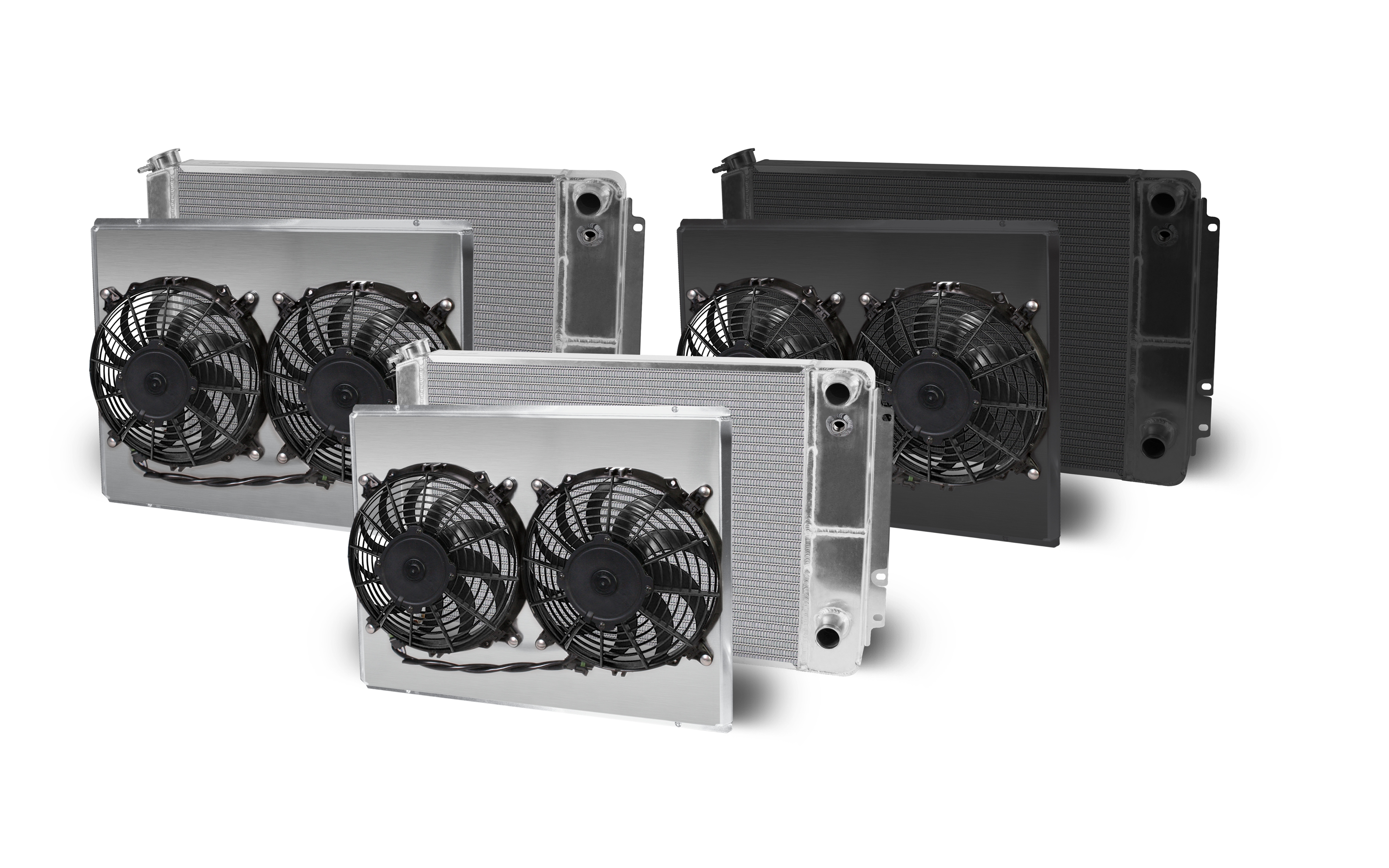 1966-67 Chevelle Lsx Double Pass Crossflow Aluminum Radiator and