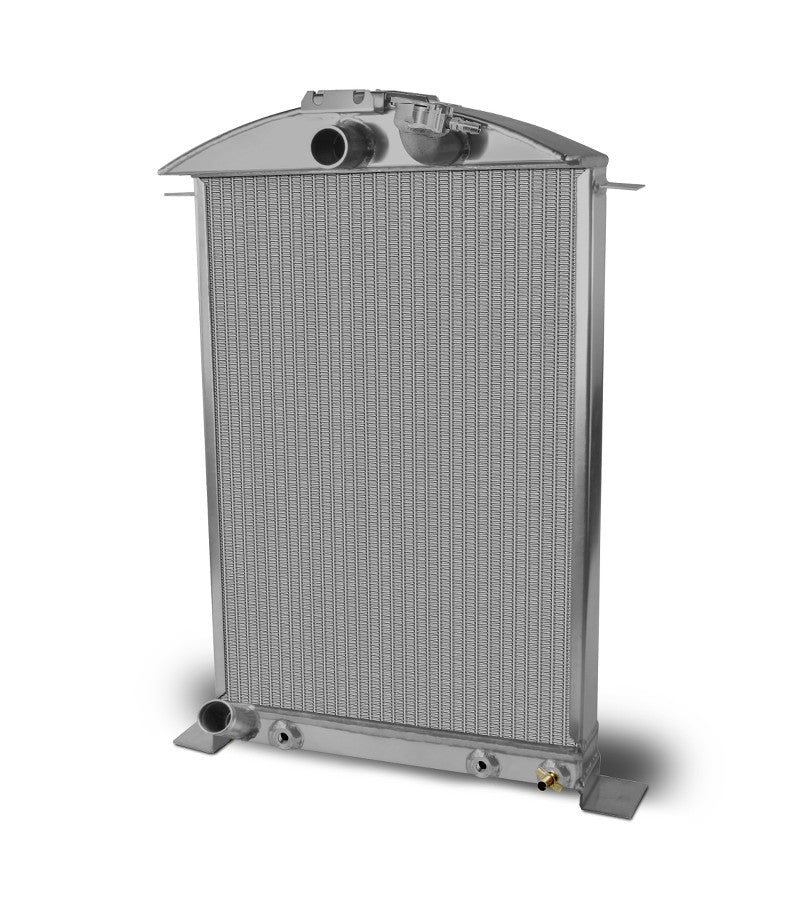 1936 Ford Car Aluminum Radiator and Shroud - Ford Engine