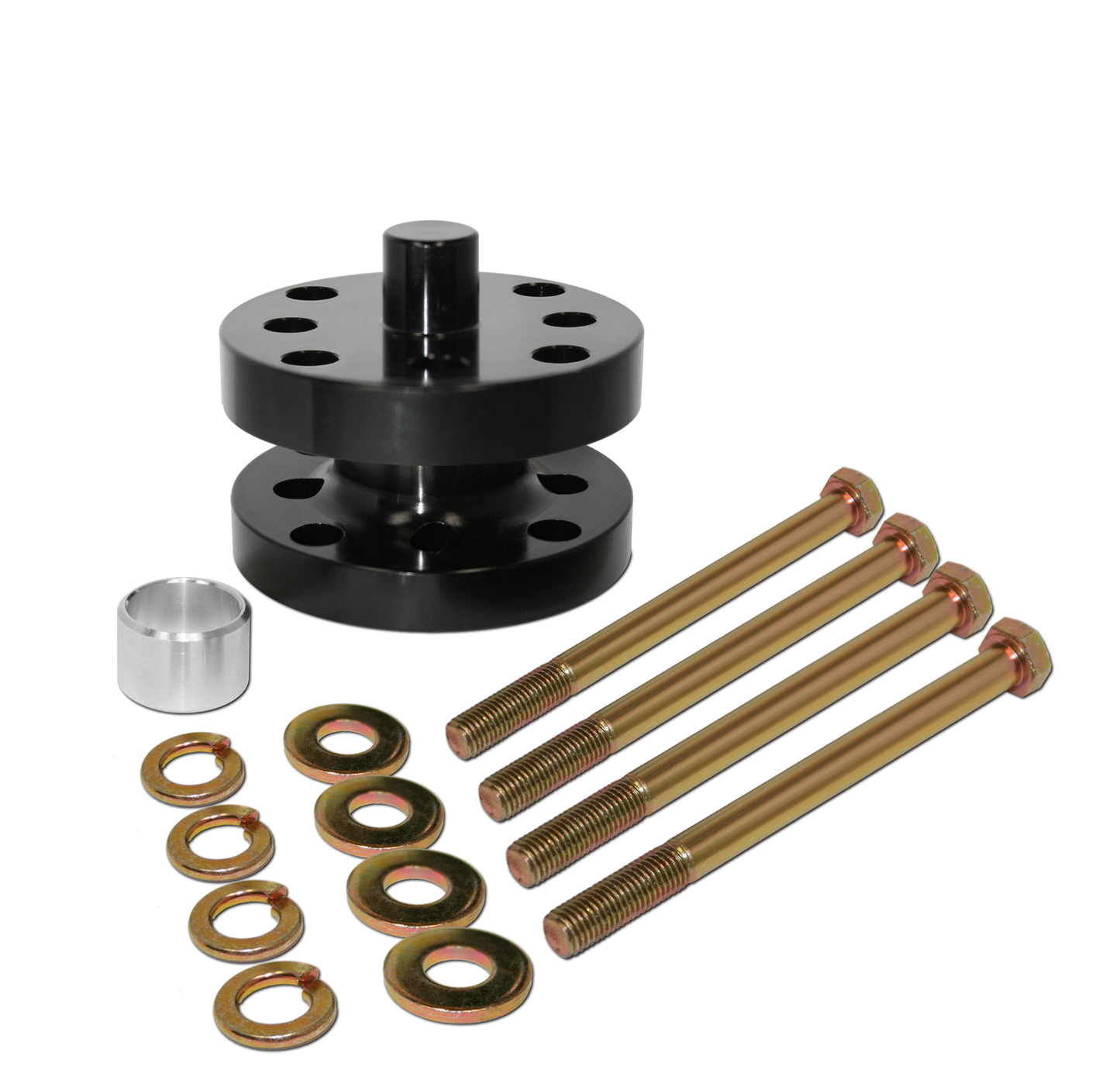 Aluminum Fan Spacer Kit 1 Inch Fits 5/8 Or 3/4 Drive Comes With Bolts, Bushings, & Washers