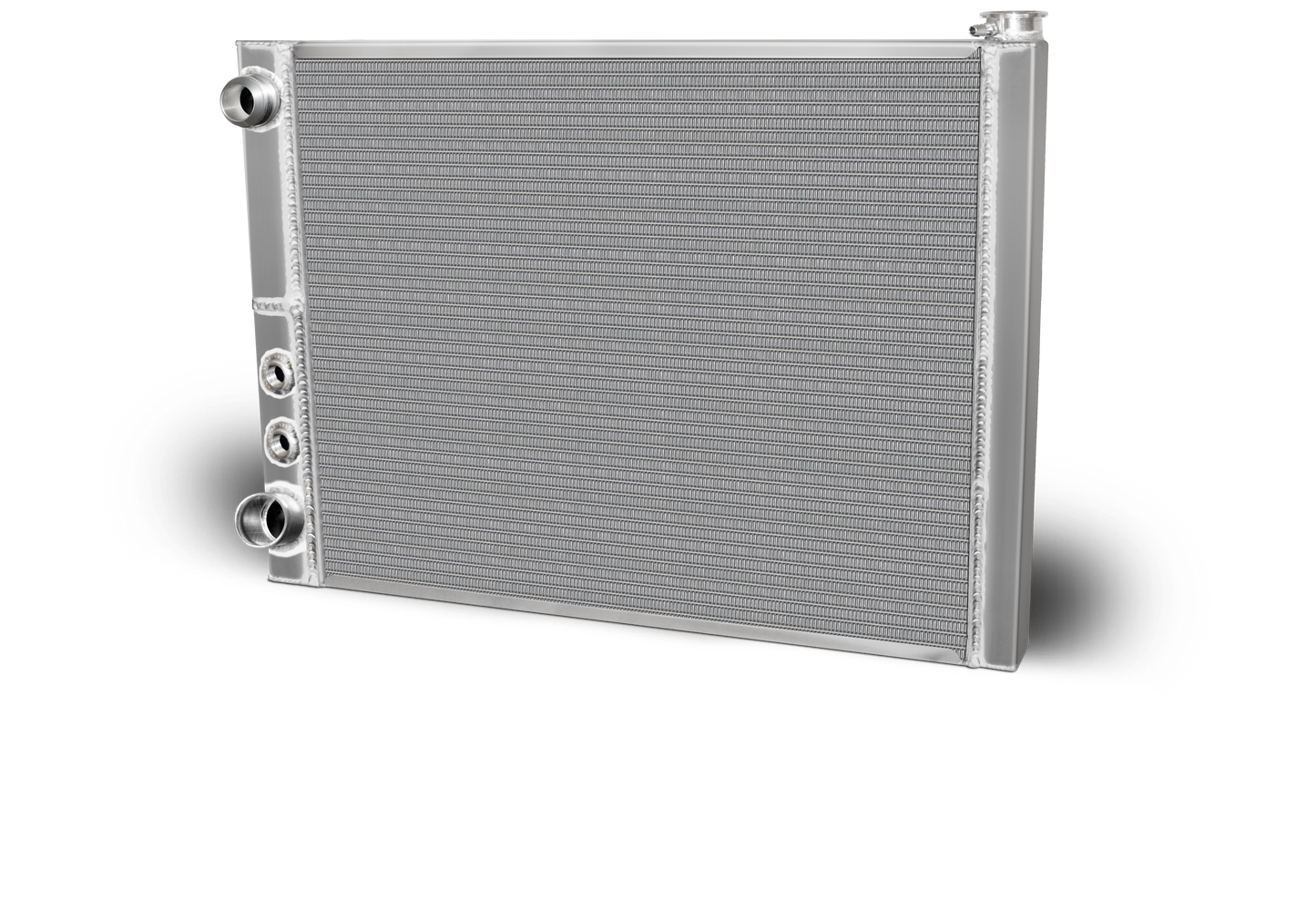 Double Pass Radiator Ford 27.5 X 19 X 1.50 Core 20 AN Male Inlet