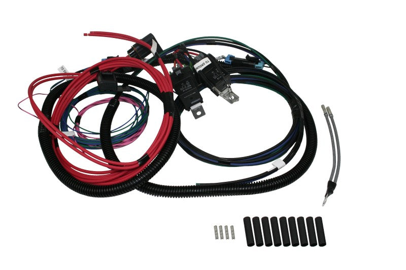 Wire Harness Dual Fan Dual 40 Amp Relays Positive Or Negative Controlled Universal