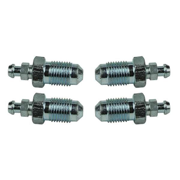 Steel Brake Caliper Bleeder Fitting M10 4 Pack