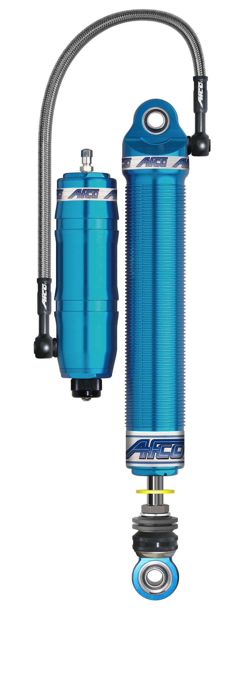 Aluminum Canister Double Adjustable Blue Shock 4 Inch