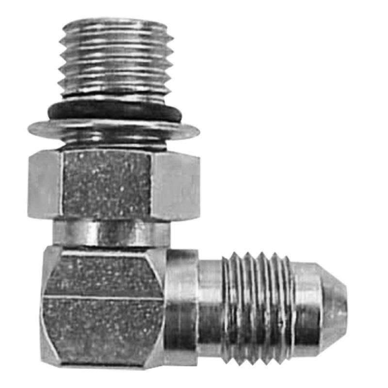 Fitting 7/16" SAE To #4 90 Degree