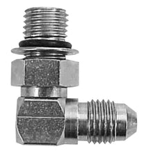 Fitting 7/16" SAE To #4 90 Degree