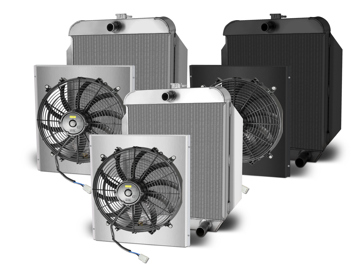 Aluminum Radiator and Shroud  1935-56 Ford F100