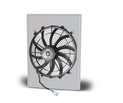 1942-48 Chevy Car Aluminum Black  Radiator - Chevy Engine