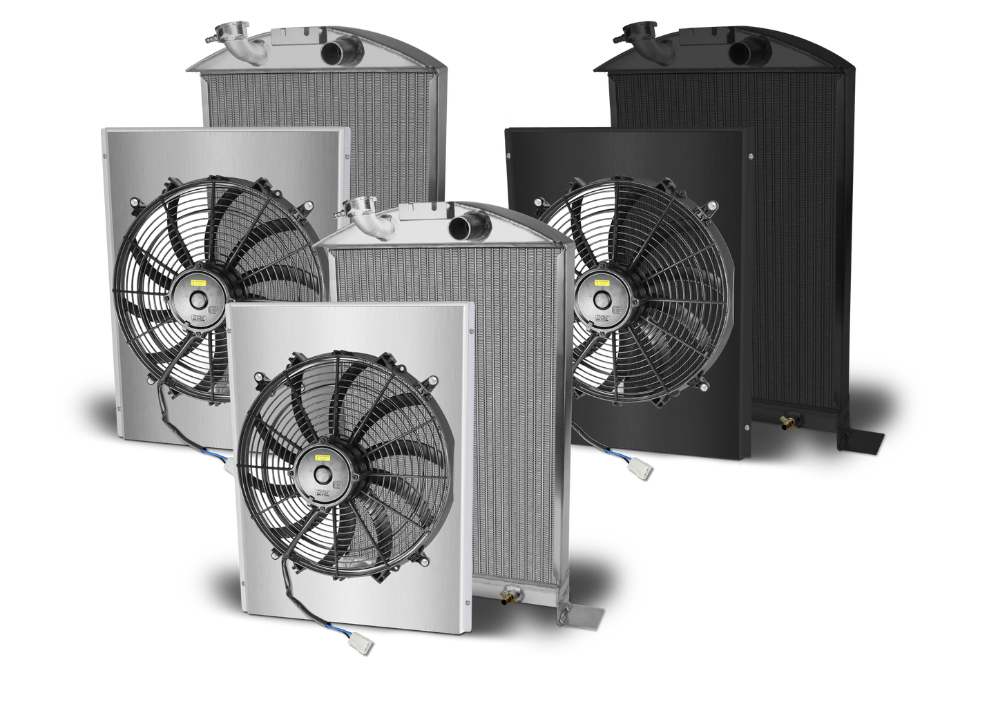 1933-34 Ford Car Aluminum Radiator and Shroud