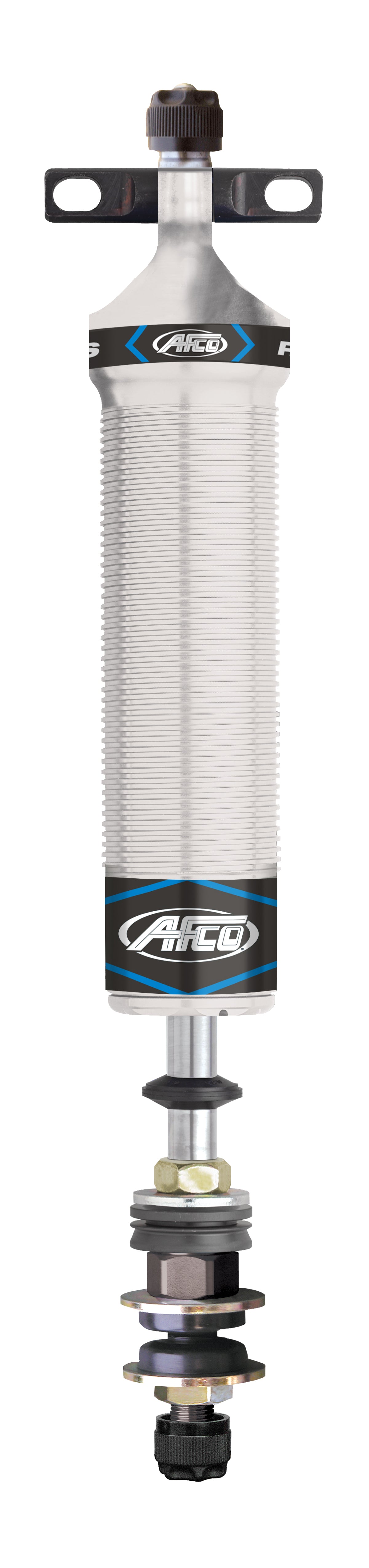 Aluminum 4 Inch Stroke Coil-over Single Adjustable 1967-69 Camaro Firebird Clear