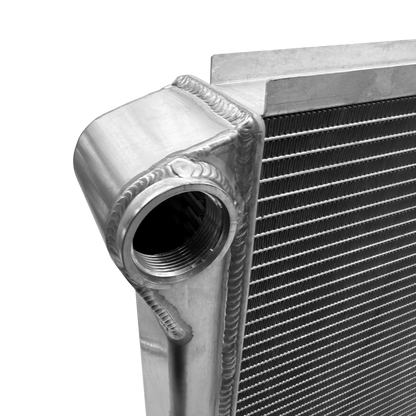 Radiator, Universal Inlet, Single Pass, 19" Tall x 25" Wide