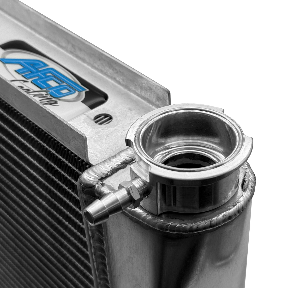 Radiator, Universal Inlet, Single Pass, 19" Tall x 25" Wide