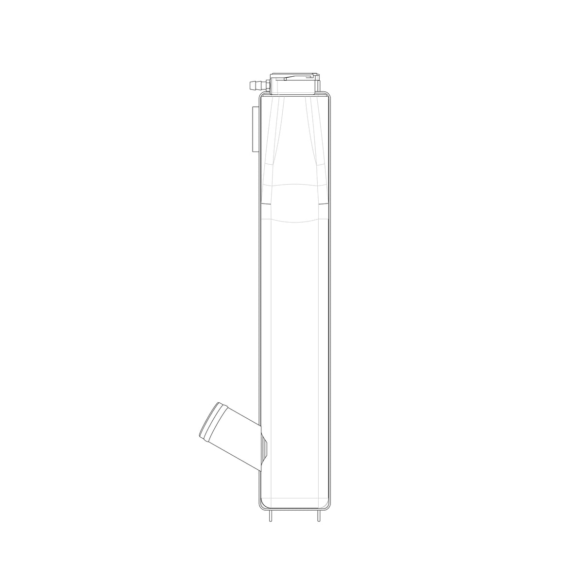 Radiator, Universal Inlet, Single Pass, 19" Tall x 25" Wide
