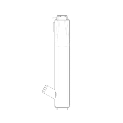 Radiator, Universal Inlet, Single Pass, 19" Tall x 25" Wide