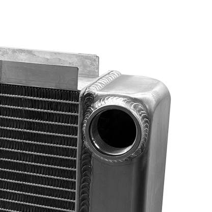 Radiator, Universal Inlet, Double Pass, 19" Tall x 27.5" Wide