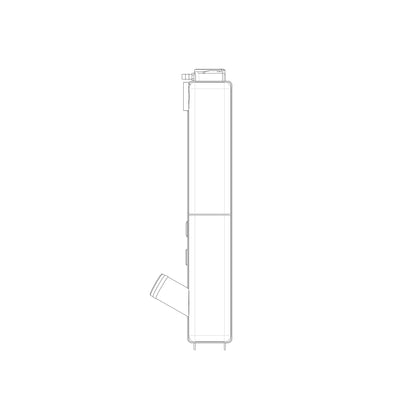 Radiator, Universal Inlet, Double Pass, 19" Tall x 27.5" Wide