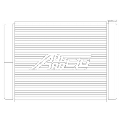 Radiator, Universal Inlet, Double Pass, 19" Tall x 27.5" Wide