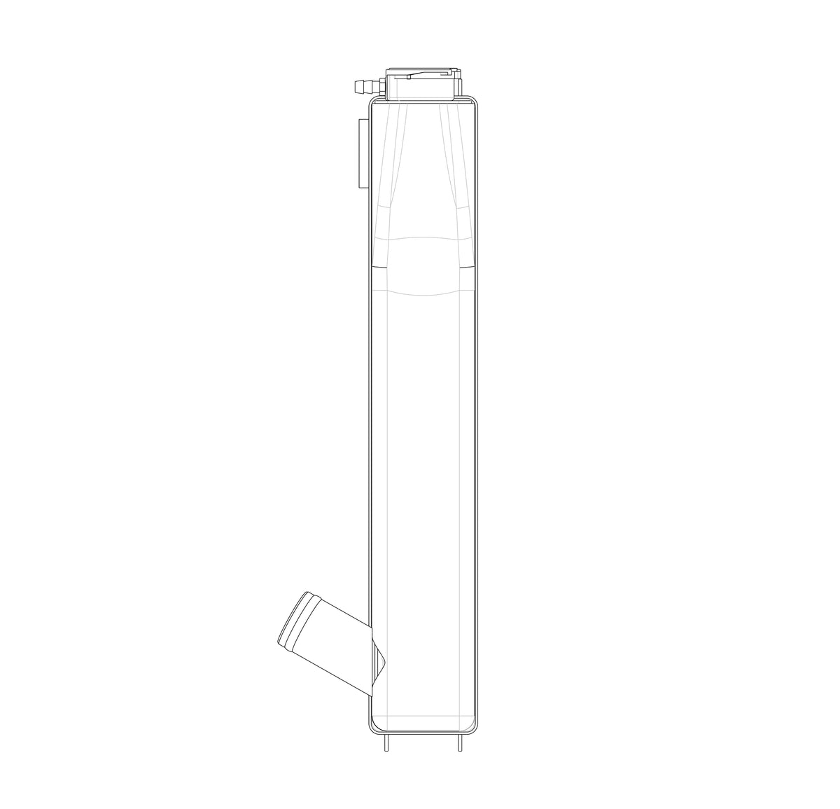 Radiator, Universal Inlet, Single Pass, 19" Tall x 31" Wide