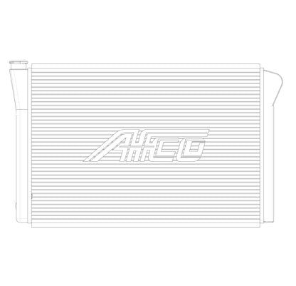 Radiator, Universal Inlet, Single Pass, 19" Tall x 31" Wide