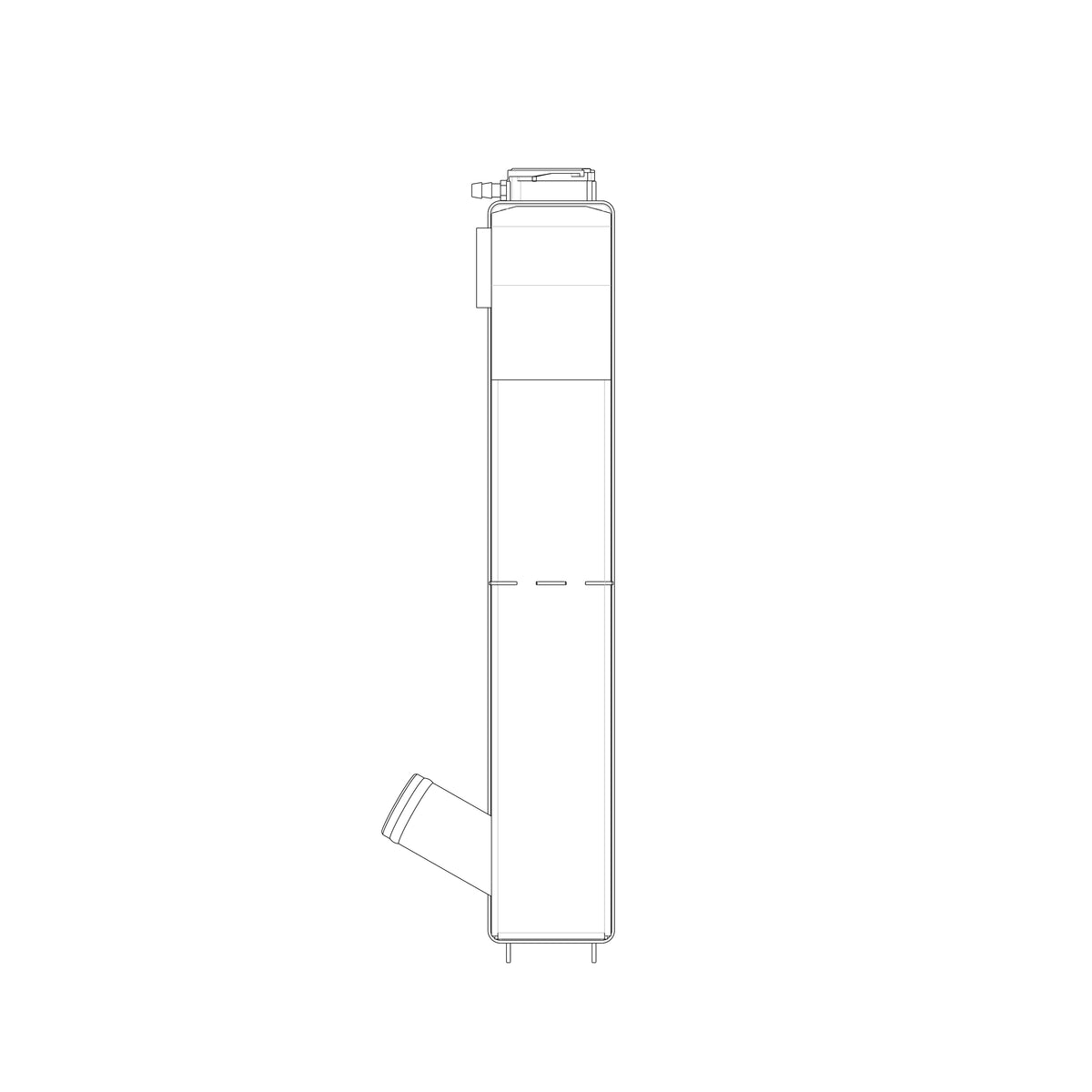 Radiator, Universal Inlet, Double Pass, 19" Tall x 31" Wide