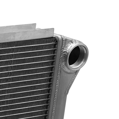 Radiator, Universal Inlet, Double Pass, 19" Tall x 24" Wide