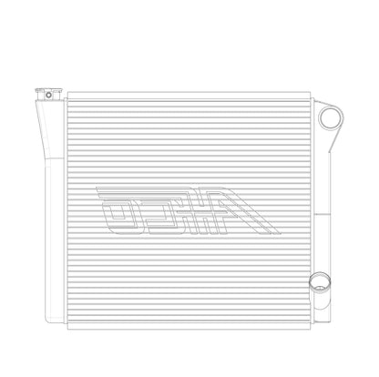Radiator, Universal Inlet, Double Pass, 19" Tall x 24" Wide