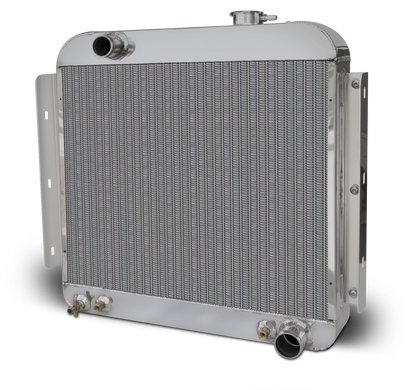 1957 Chevy Car Aluminum  Radiator and Shroud - Chevy Engine