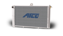 Aluminum Satin Radiator Cage Mount Double Pass 3/4 NPT Female Inlet/Outlet for Mini/Micro Sprint - 21" W x 12" T