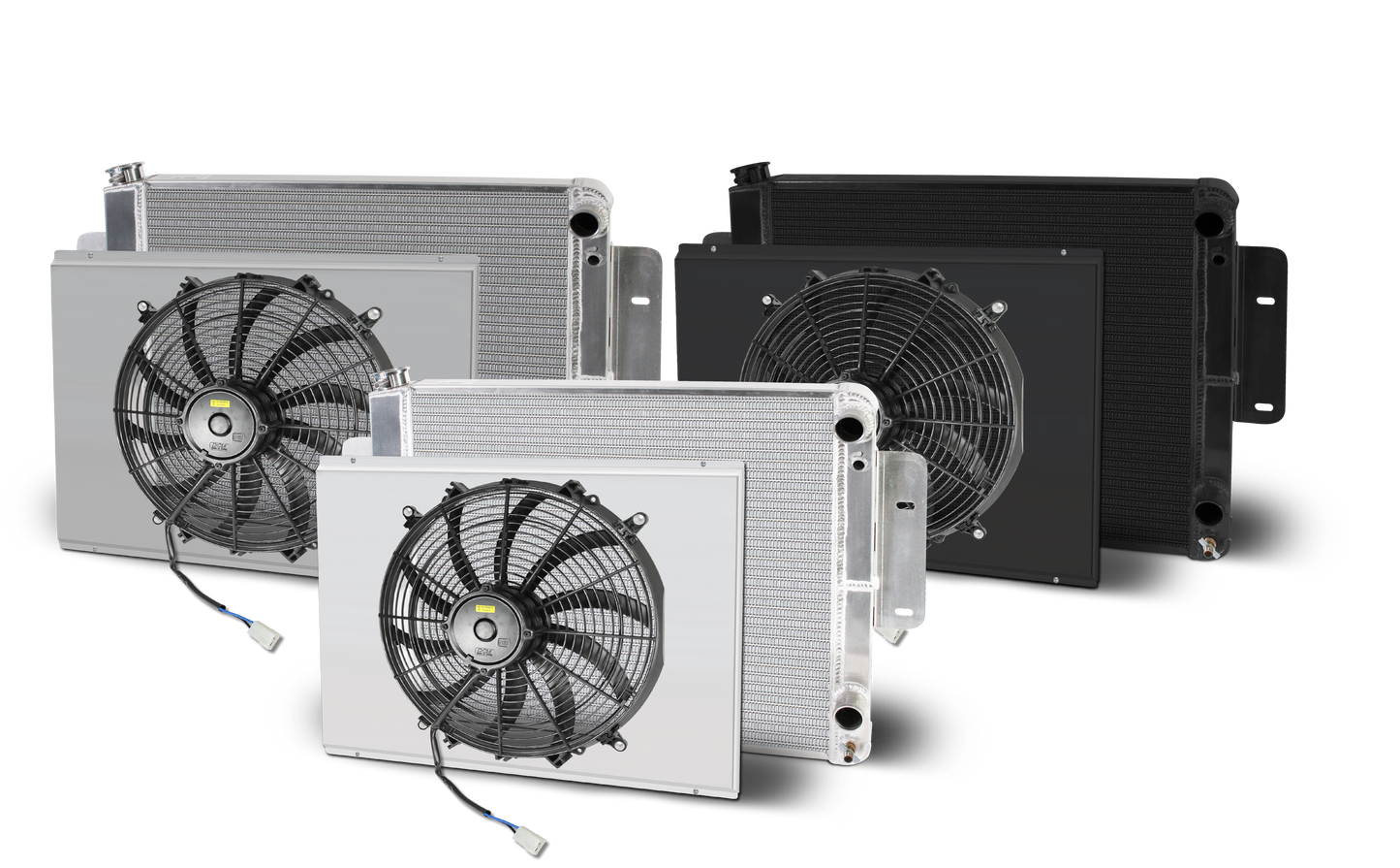 1964-67 GTO Lsx Double Pass Aluminum Radiator and Shroud