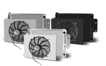 1964-67 GTO Lsx Double Pass Aluminum Radiator and Shroud