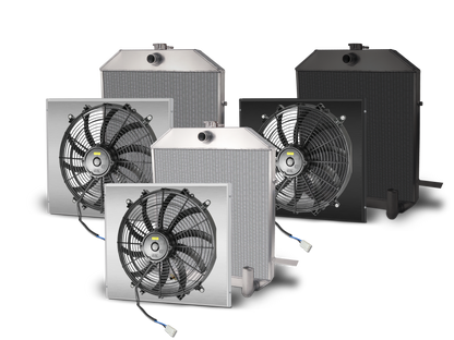 1940 Ford Car Aluminum Radiator - Chevy Engine