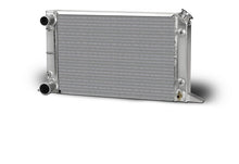 Aluminum  Radiator Scirocco Left Hand  Double Pass  1-1/2 Inlet  1-3/4 Outlet