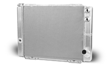 Aluminum Radiator Circle Track/Late Model  27.5 Inch Double Pass Chevy Two Male 20AN Inlets