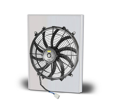 1936 Ford Car Aluminum Radiator and Shroud - Ford Engine