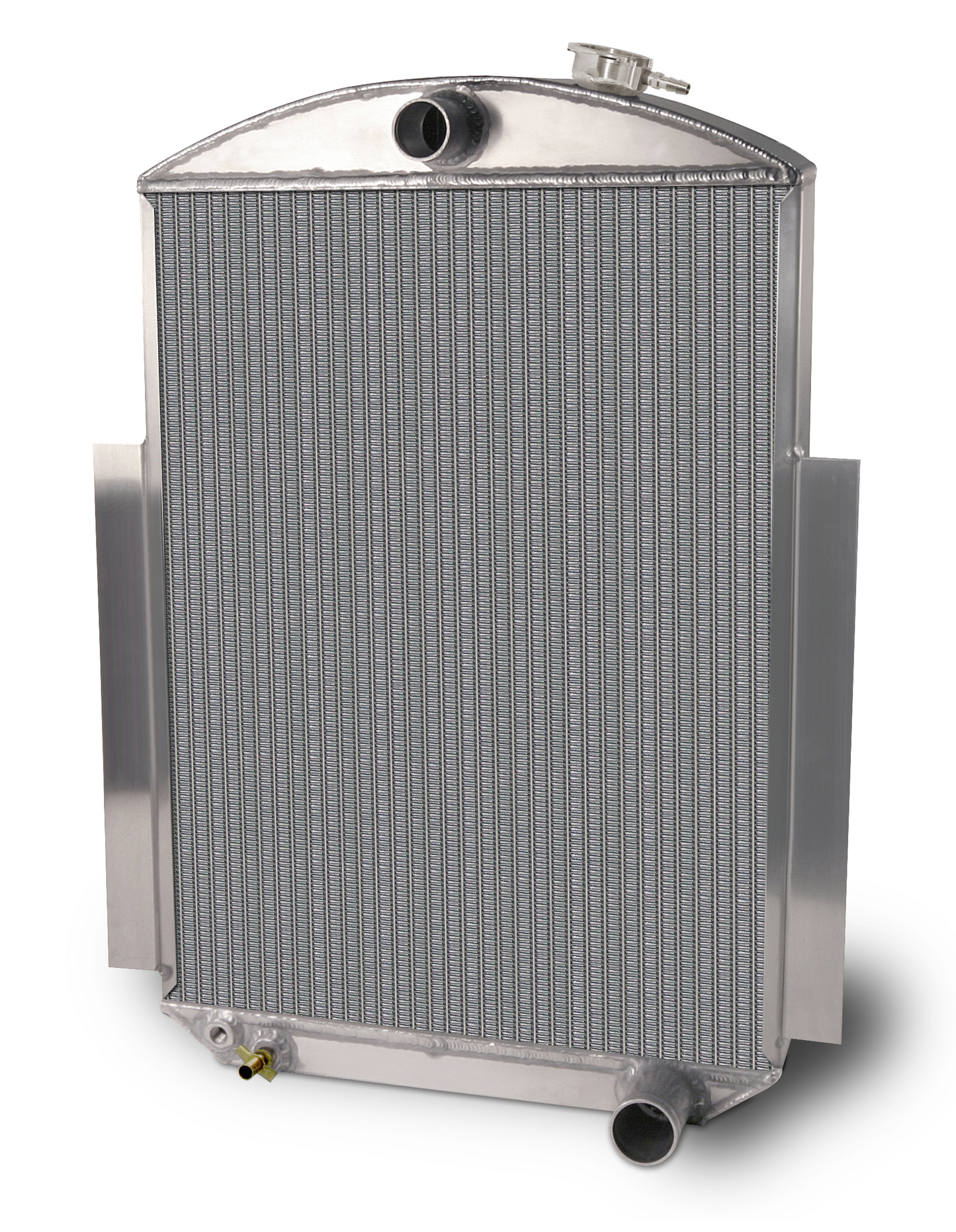 1938-46 GM Truck Aluminum Radiator and Shroud - Chevy Engine