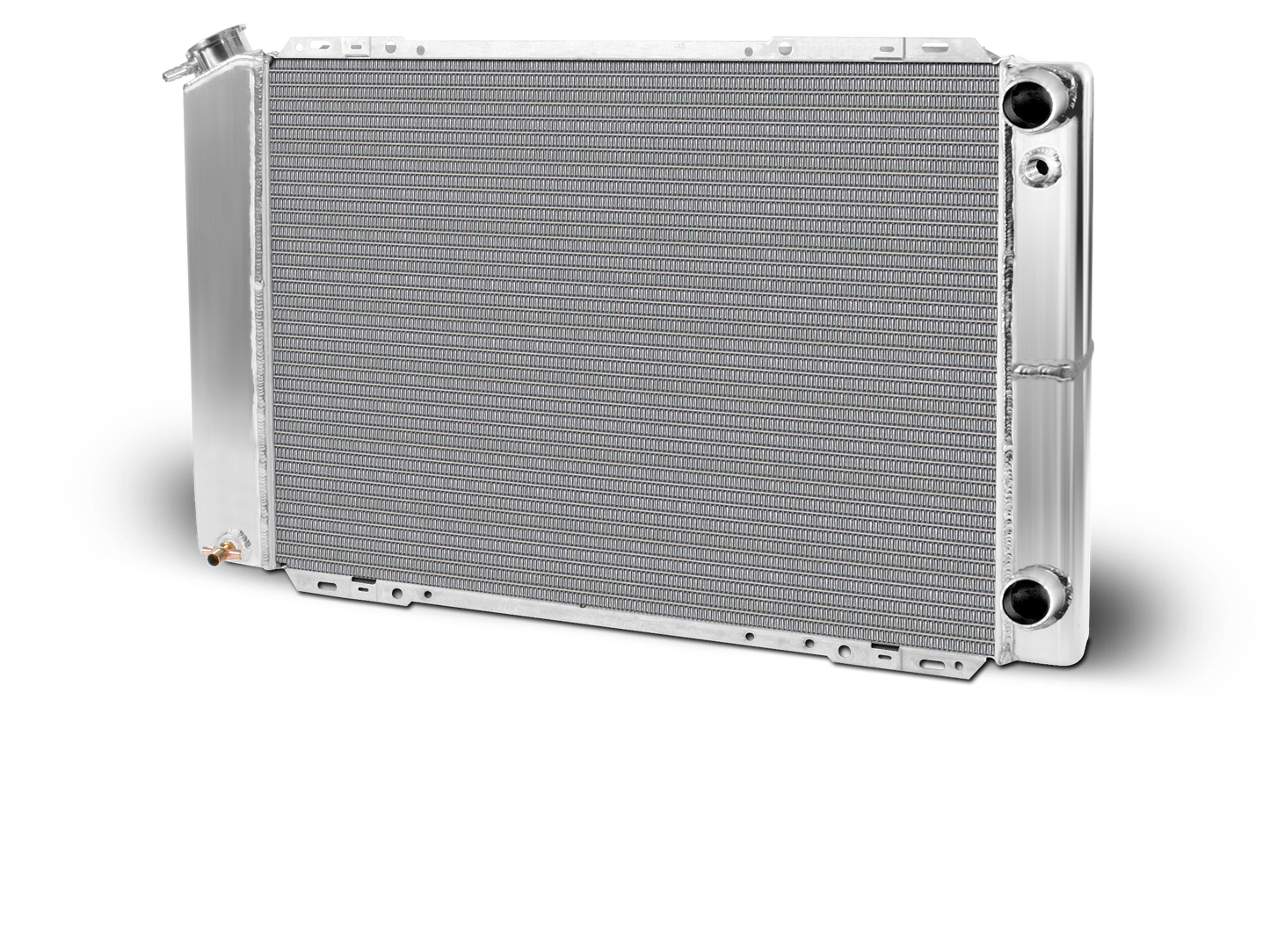 Aluminum  Radiator  Mustang Drag    Double Pass  Chevy LSX