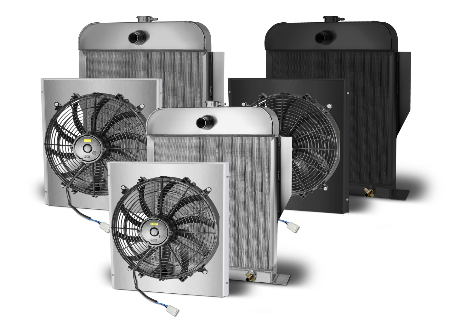 1949-53 Ford Car Aluminum Radiator and Shroud