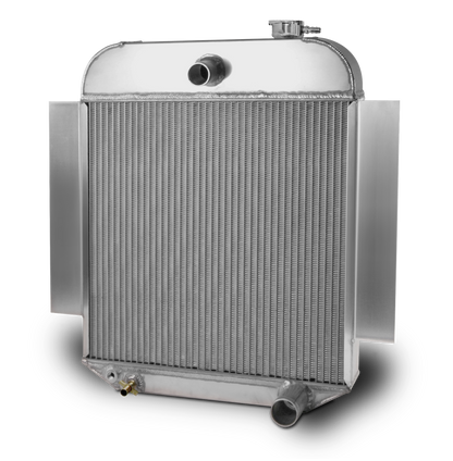 1942-48 Chevy Car Aluminum Black  Radiator - Chevy Engine