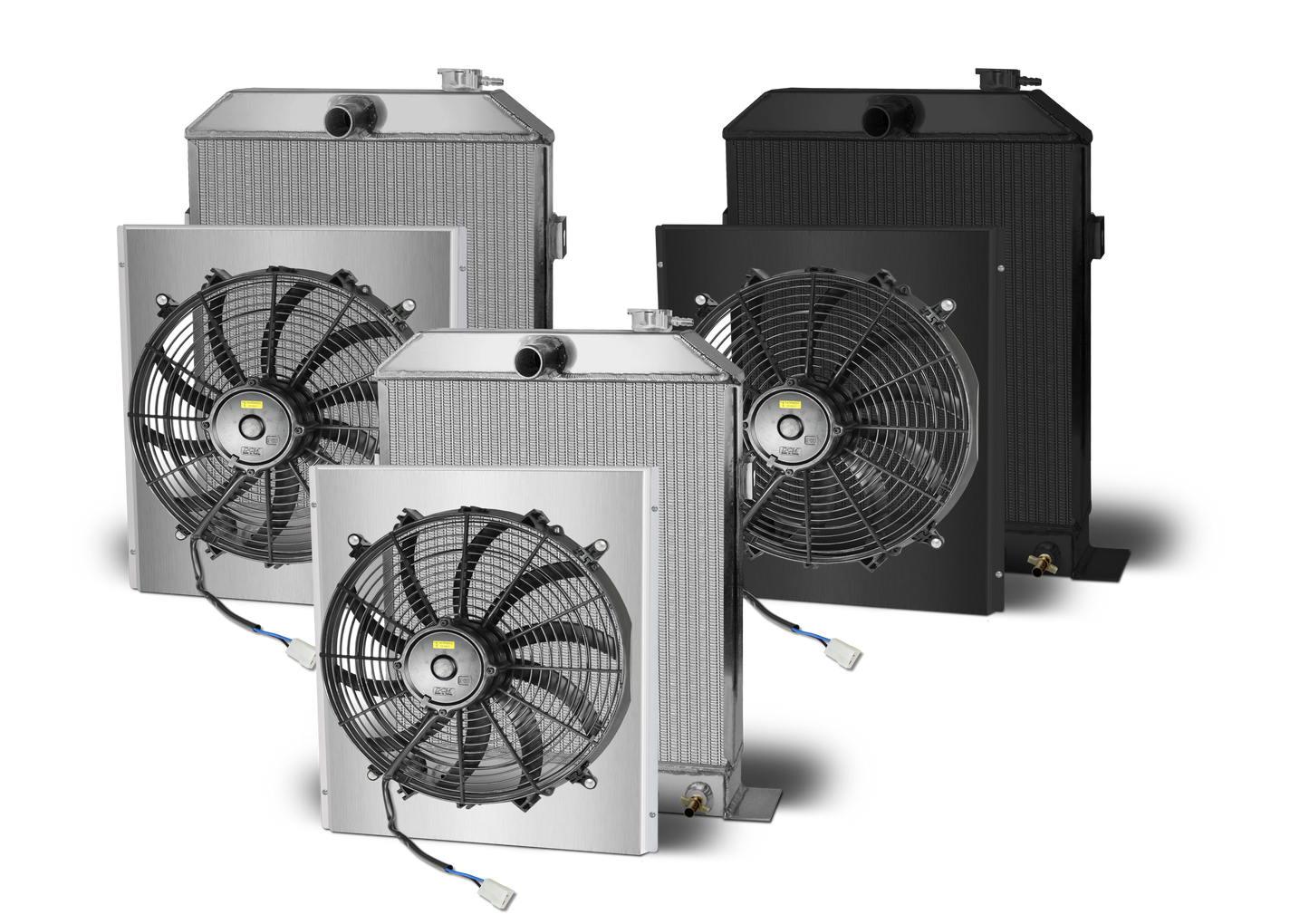 1942-48 Ford Car Aluminum Radiator and Shroud