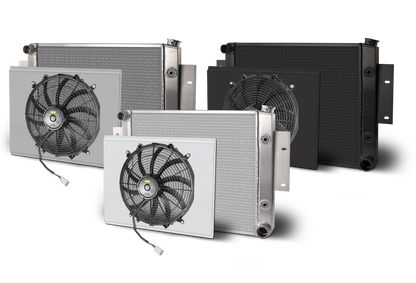 1964-67 GTO Aluminum Radiator and Shroud