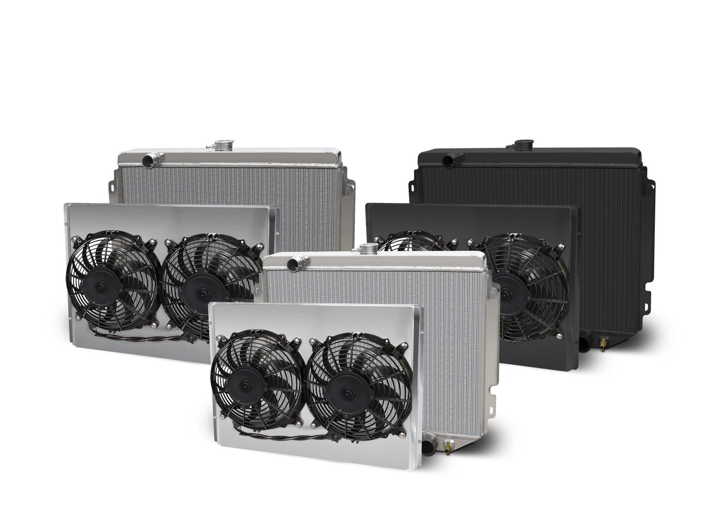 1966-67 Chevelle Aluminum Radiator and Shroud