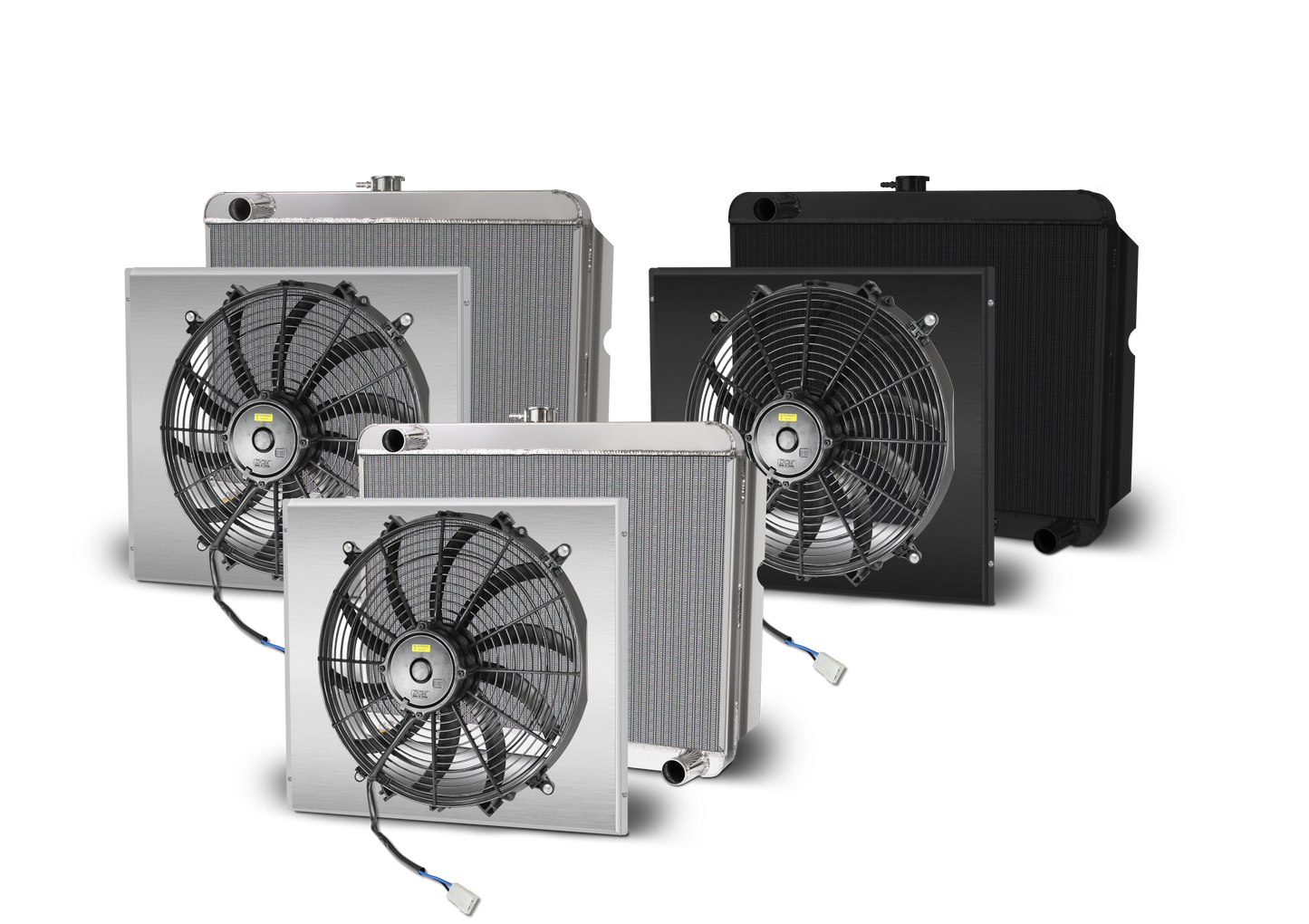 Mopar A, B & E Body Aluminum Radiator and Shroud