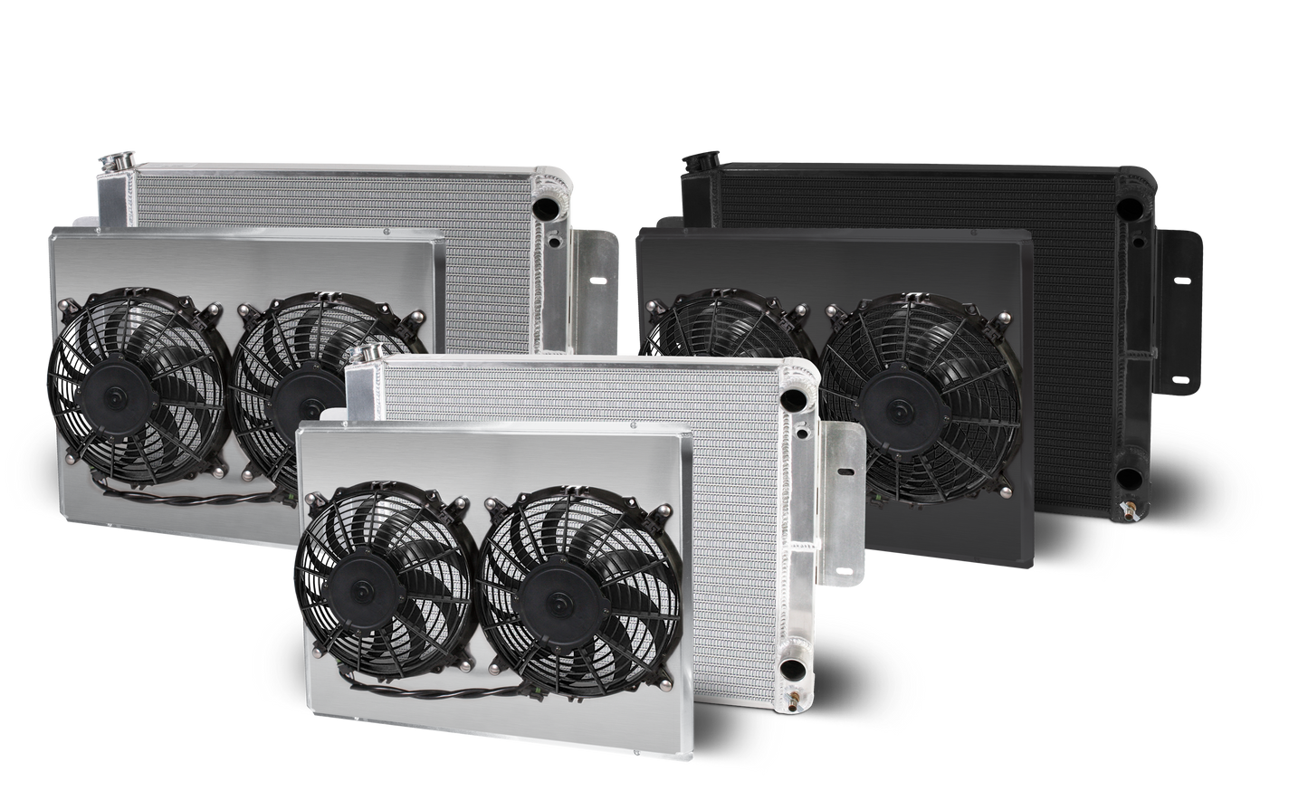 1964-67 GTO Lsx Double Pass Aluminum Radiator and Shroud