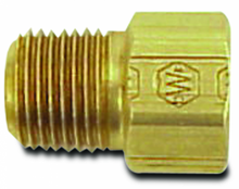 Fitting 1/8" NPT 3/16" Inverted Flare Straight