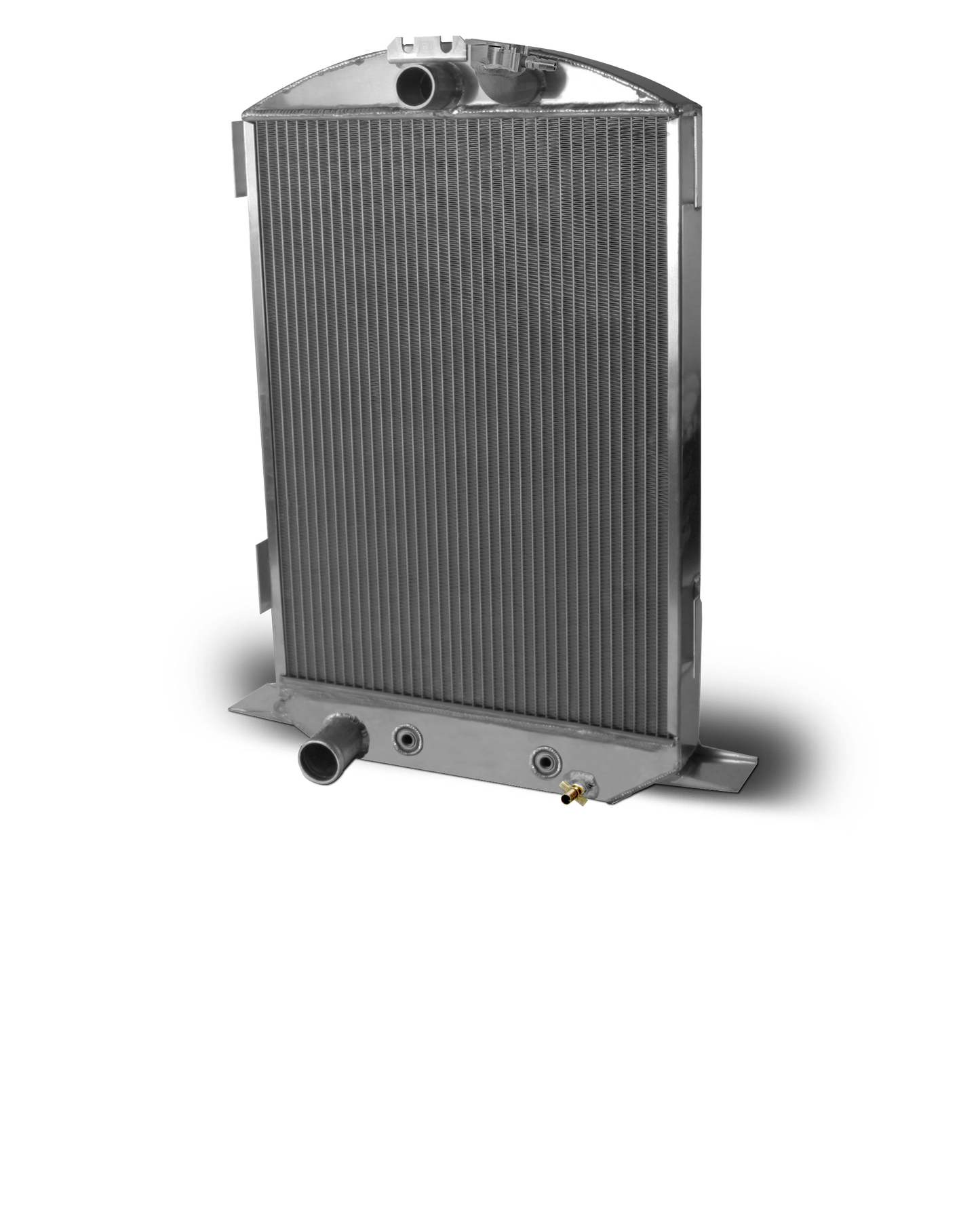 1932 Ford Car Aluminum Radiator and Shroud - Ford Engine