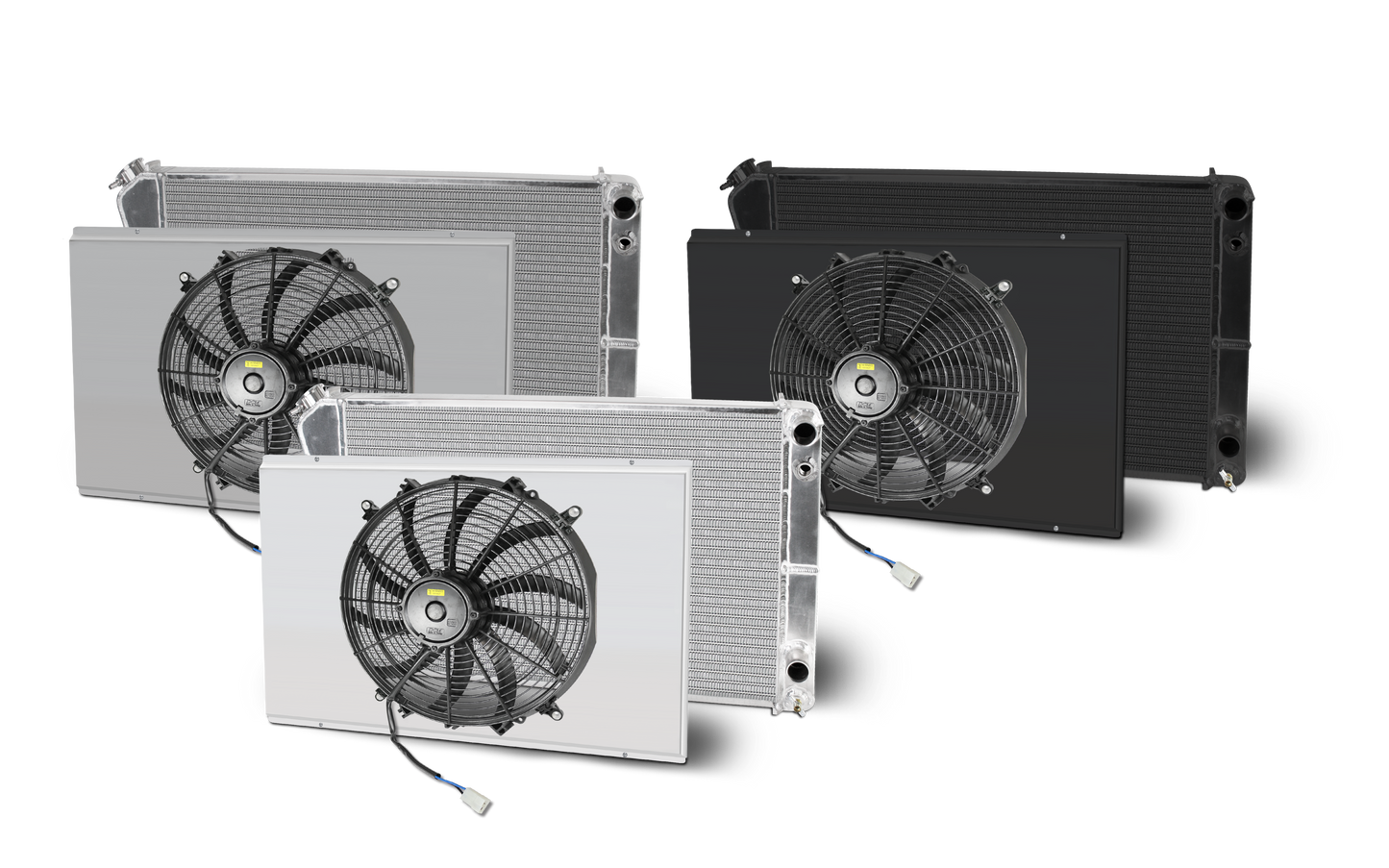 Chevelle Lsx Double Pass Crossflow Aluminum Radiator and Shroud