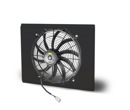 1973-76 Corvette Chevy Aluminum Radiator and Shroud