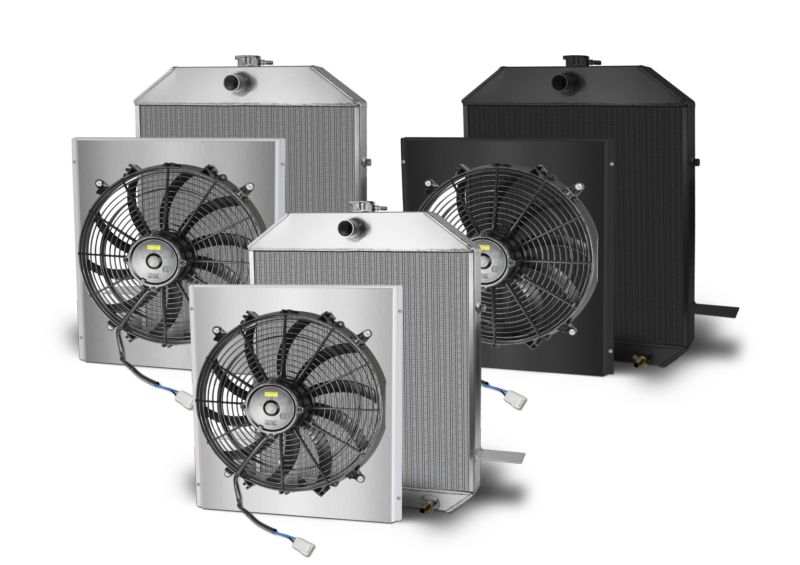 Ford Deluxe Aluminum Radiator and Shroud